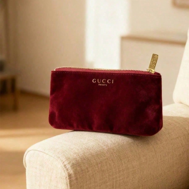 Ysl Beauty Makeup - Tas GUCCI Wanita, Clutch Merah, Kantong