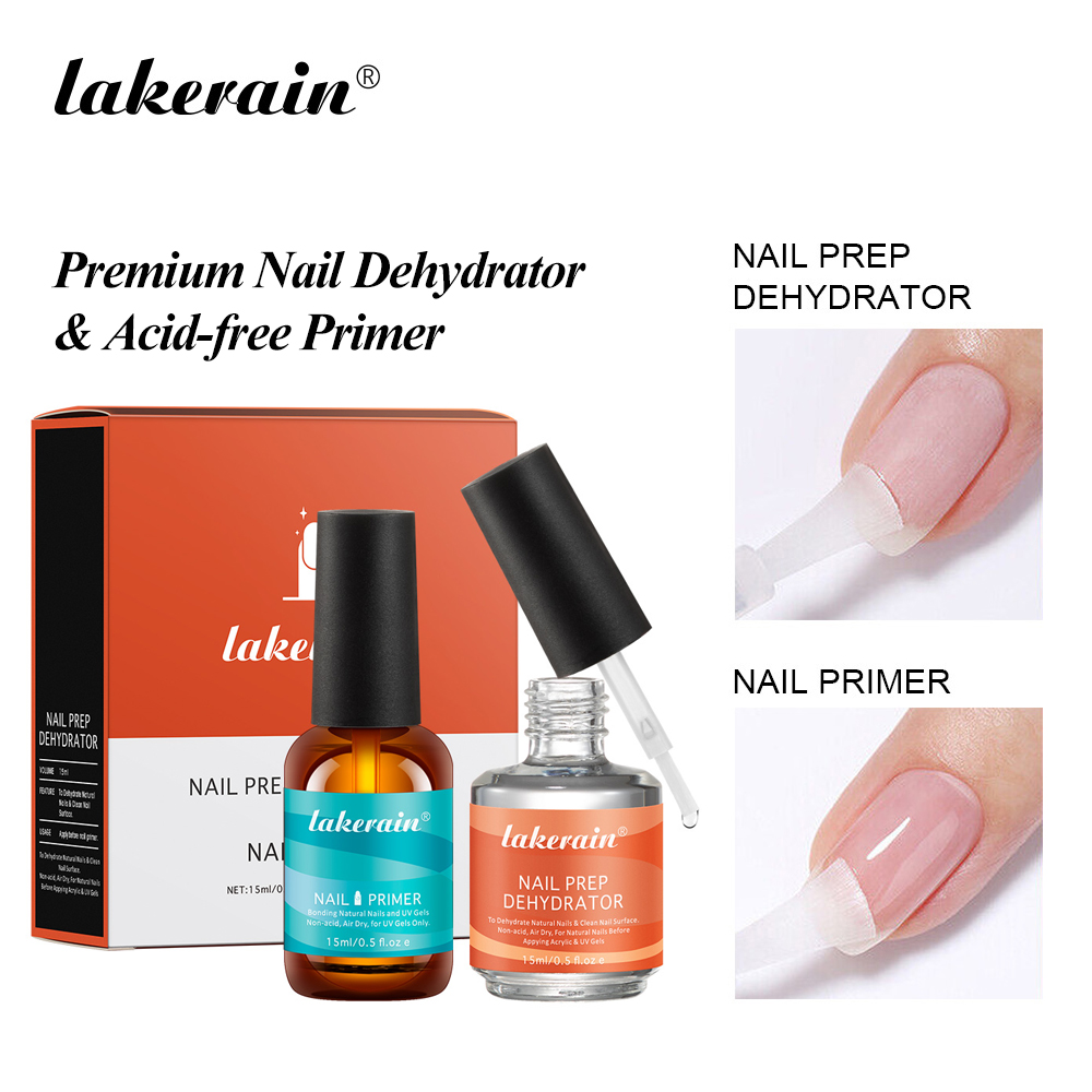 Nail Dehydrator Primer - Set Primer Kuku Pengering Cepat, Dehidrator,