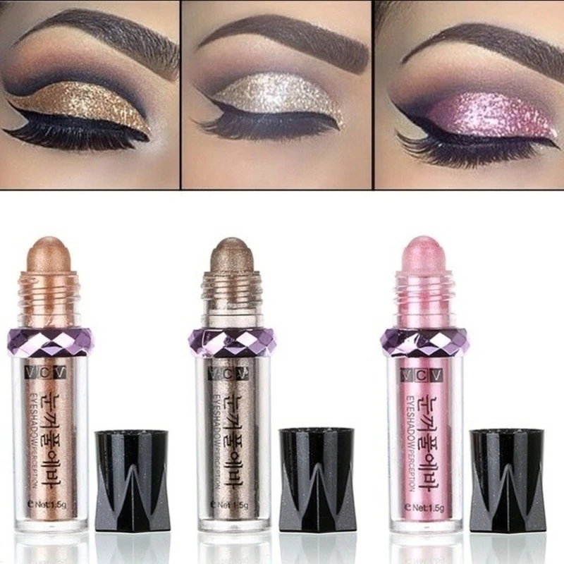 Beauty Book Makeup Kit - Bubuk Highlight Mutiara Glitter Eyeshadow Warna