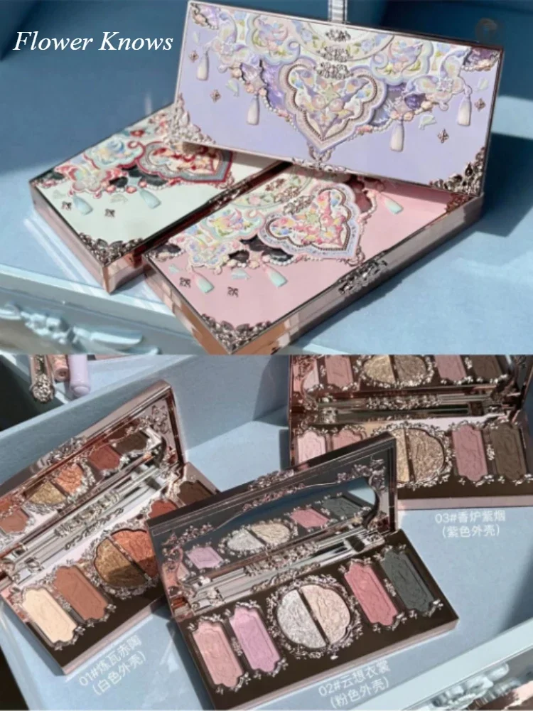 Beauty Book Makeup Kit - Bunga tahu kupu-kupu awan kerah koleksi