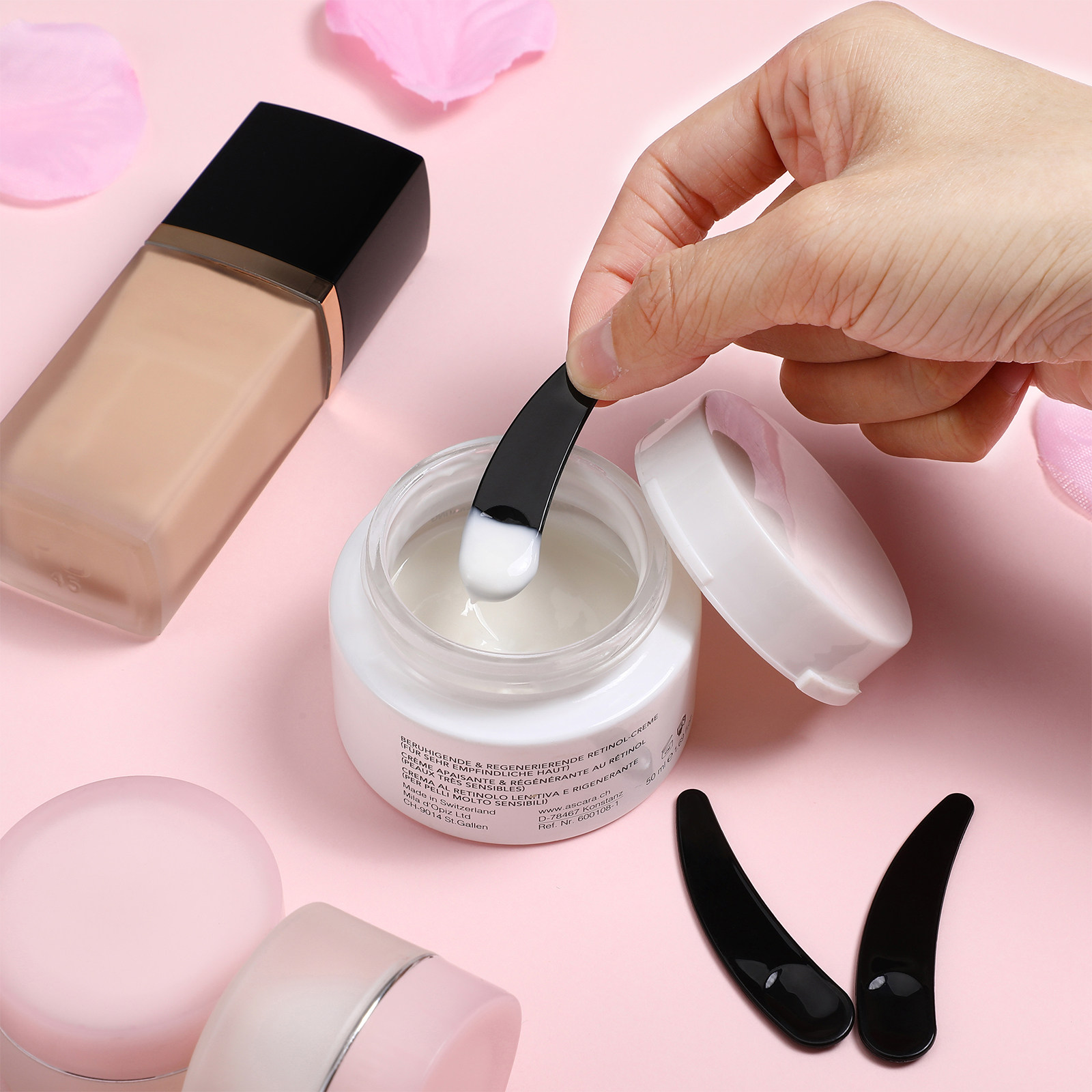 Beauty Makeup Cream - 50 Buah Spatula Perawatan Kulit, Sendok