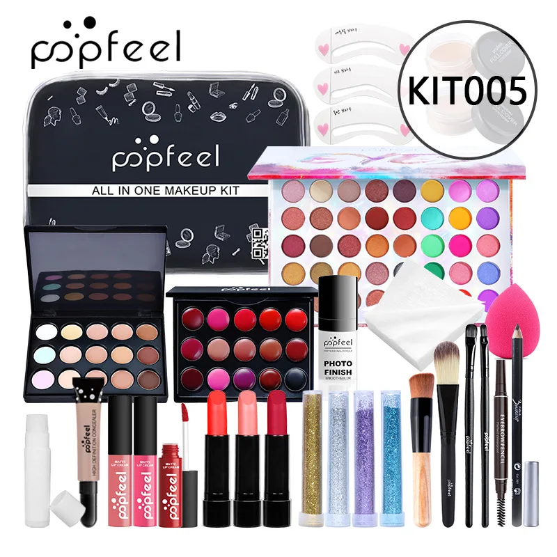 Beauty Book Makeup Kit - Set Rias Wajah Eyeshadow Lipstik Pensil
