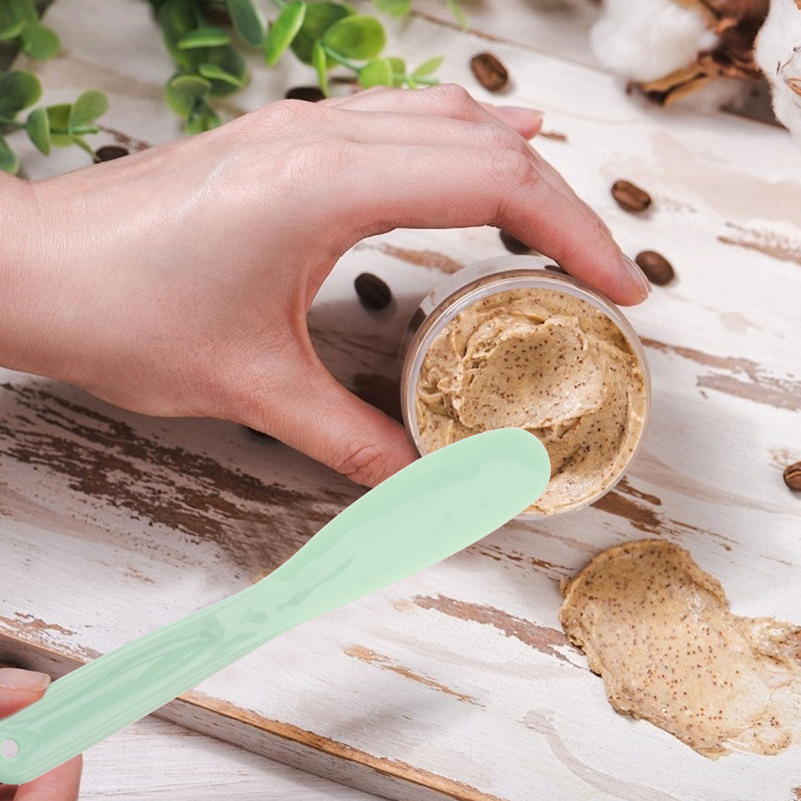 Beauty Makeup Cream - 1Set Spatula Makeup Plastik untuk Masker