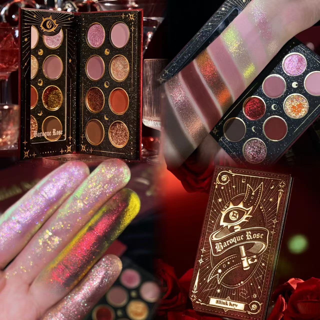 Beauty Book Makeup Kit - Blinkkey 8 Warna Palet Eyeshadow Baroque