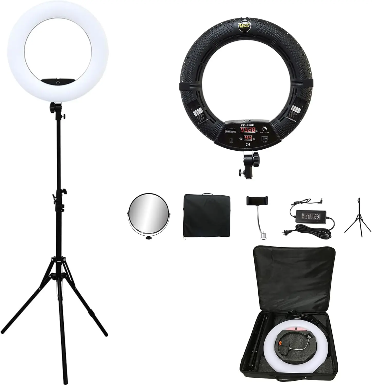 Beauty Makeup Youtube - Lampu Cincin FD480 18 Inci LED