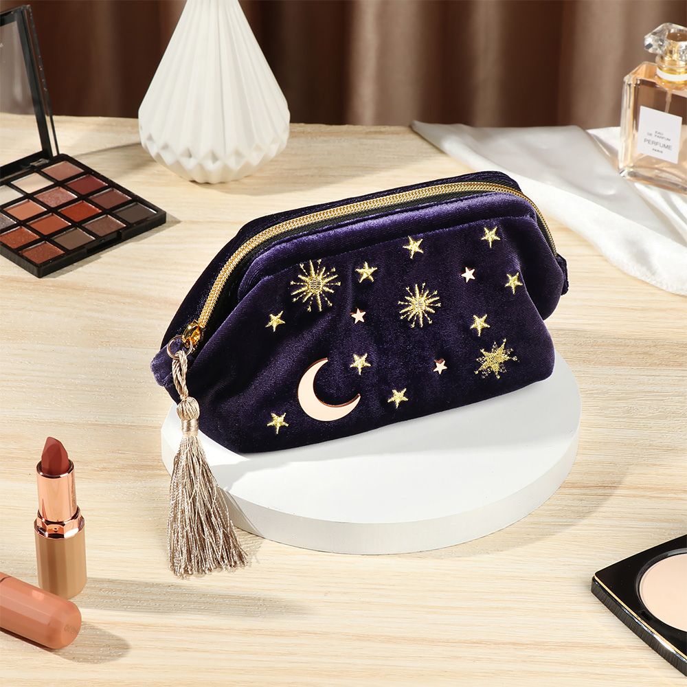 Tas Kosmetik Beludru Gaya Jepa - Ysl Beauty Makeup Bag ulasan dan harga
