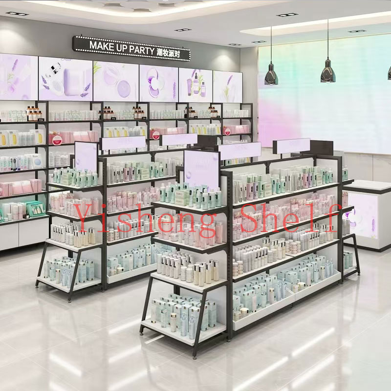 Rak Display Kosmetik Supermark - Beauty Makeup Shop ulasan dan harga