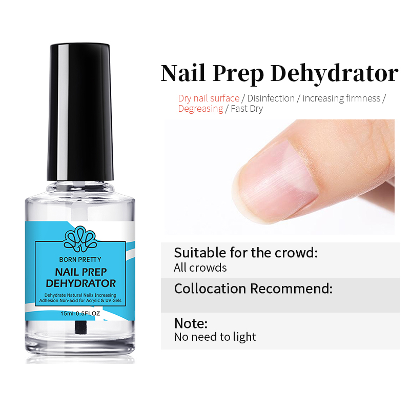 BORN PRETTY cat kuku dasar 15m - Nail Dehydrator Primer ulasan dan harga