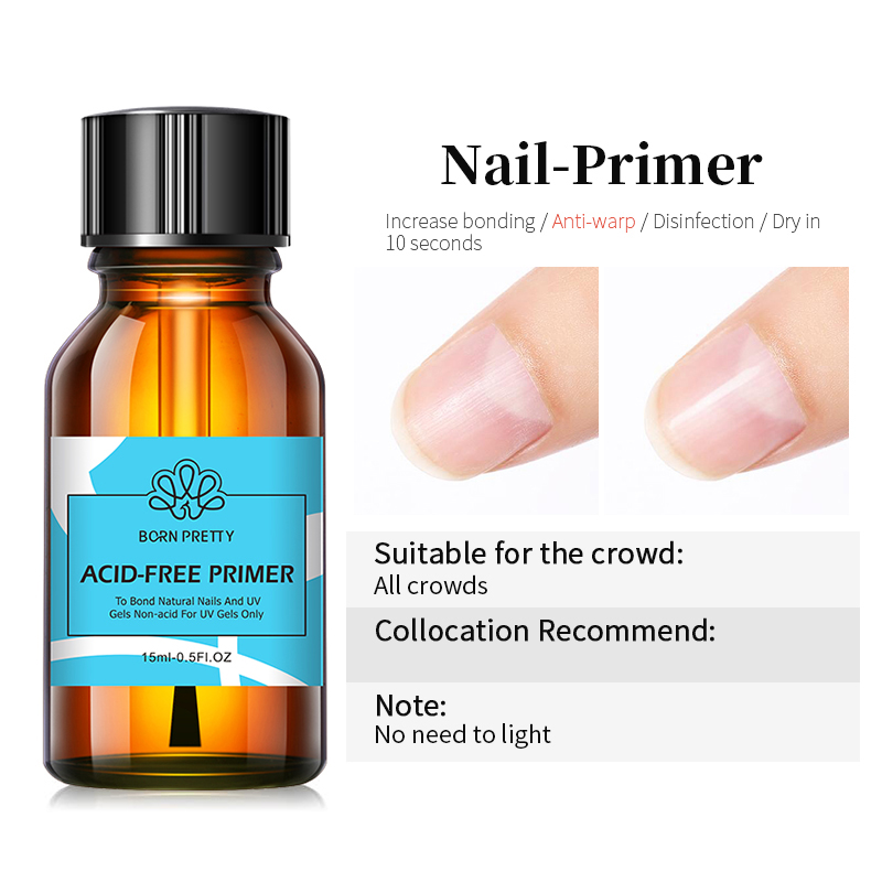 BORN PRETTY cat kuku dasar 15m - Nail Dehydrator Primer ulasan dan harga