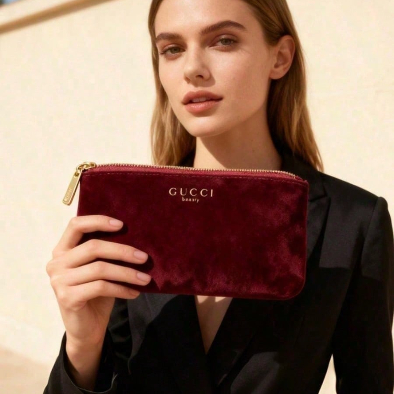 Tas GUCCI Wanita, Clutch Merah - Ysl Beauty Makeup ulasan dan harga