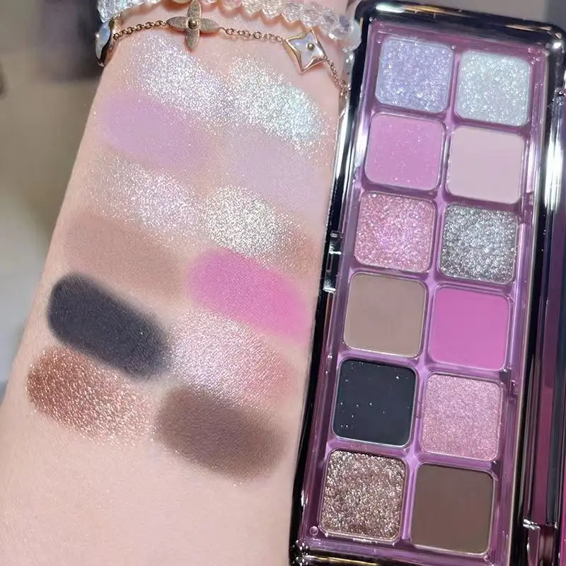 12 warna Eye Shadow piring Mat - Beauty Book Makeup Kit ulasan dan harga