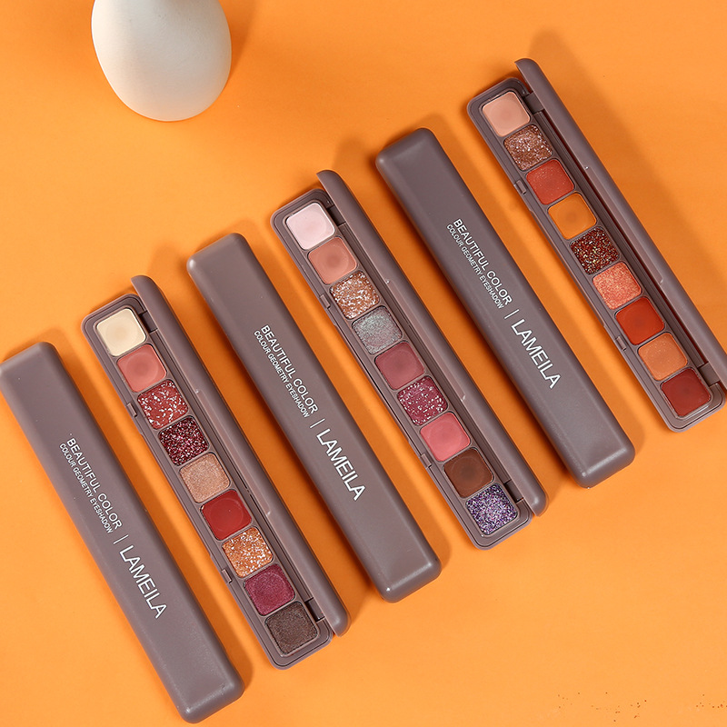 Palet Eyeshadow 9 Warna Netral - Beauty Book Makeup Kit ulasan dan harga