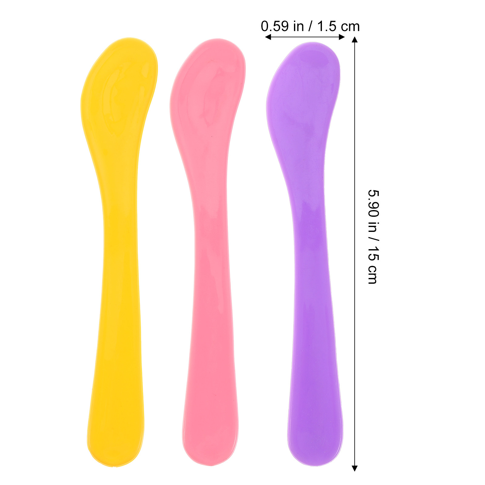 10Pcs Set Spatula Gagang PP un - Beauty Makeup Cream ulasan dan harga