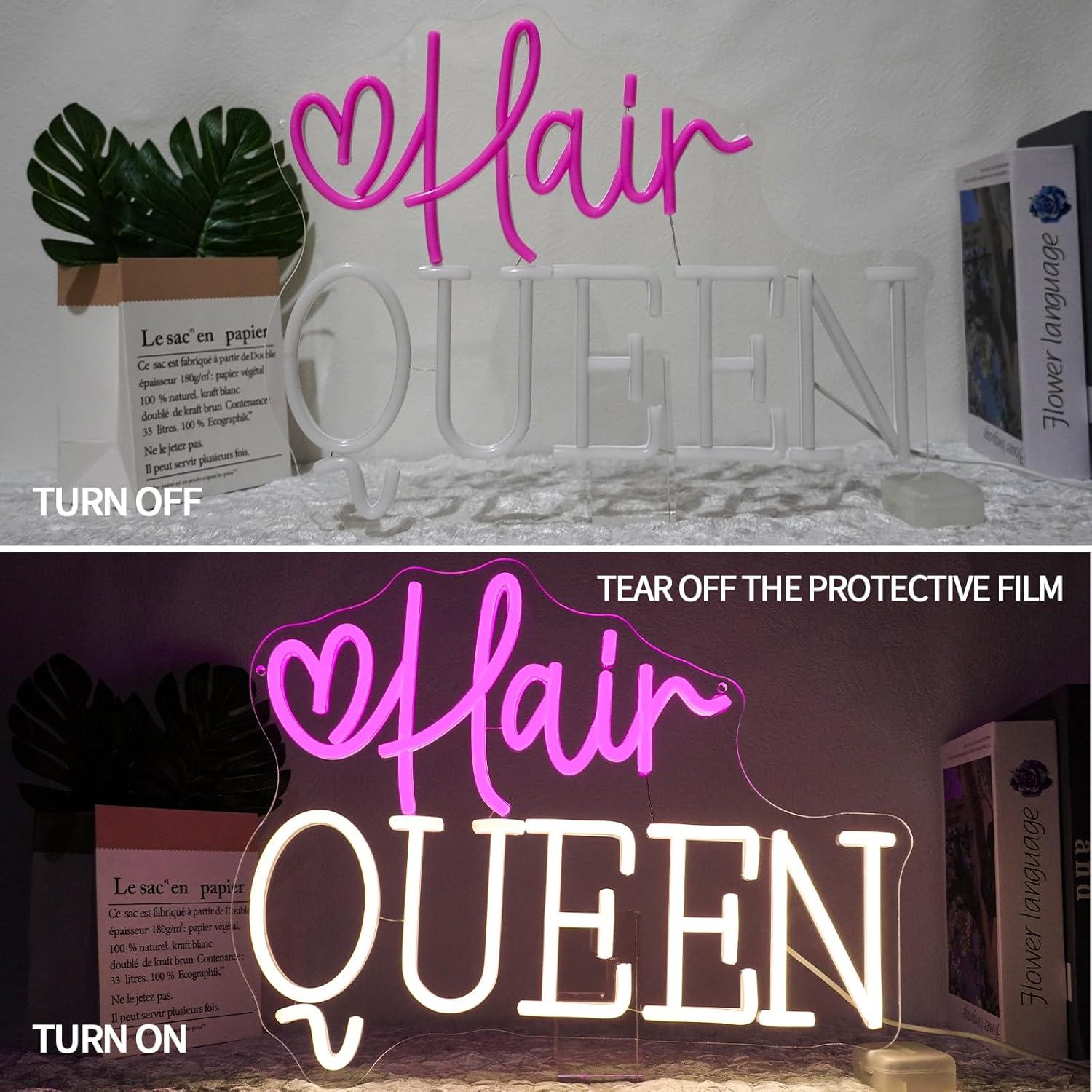 Lampu Neon Hair Queen yang Dap - Beauty Makeup Shop ulasan dan harga