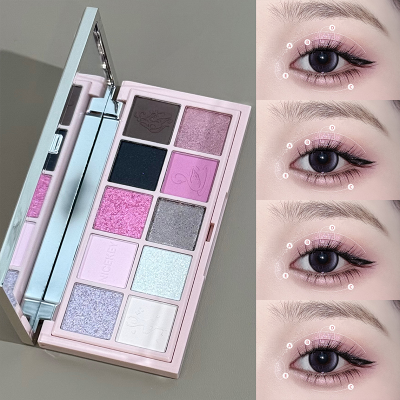 Set Rias Balet Pink NICEKEY Te - Beauty Book Makeup Kit ulasan dan harga