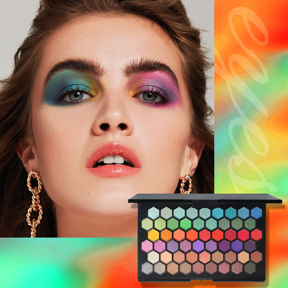 Palet Eyeshadow POPFEEL 54 War - Beauty Book Makeup Kit ulasan dan harga