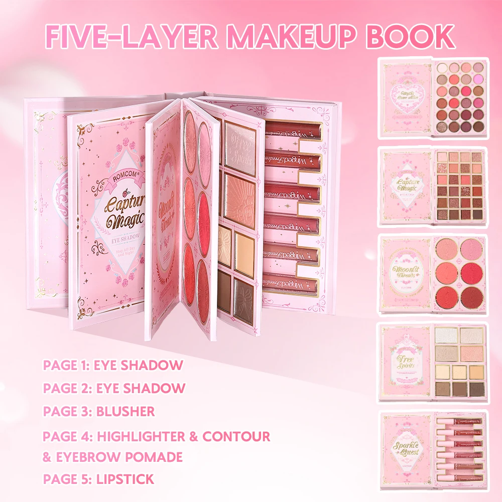 Palet Makeup 5 Lapis All In On - Beauty Book Makeup Kit ulasan dan harga