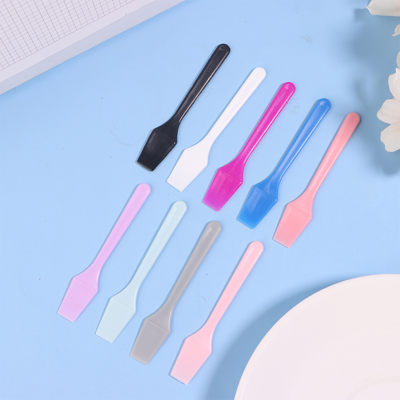 100 Pcs/Jar Mini Spatula Kosme - Beauty Makeup Cream ulasan dan harga