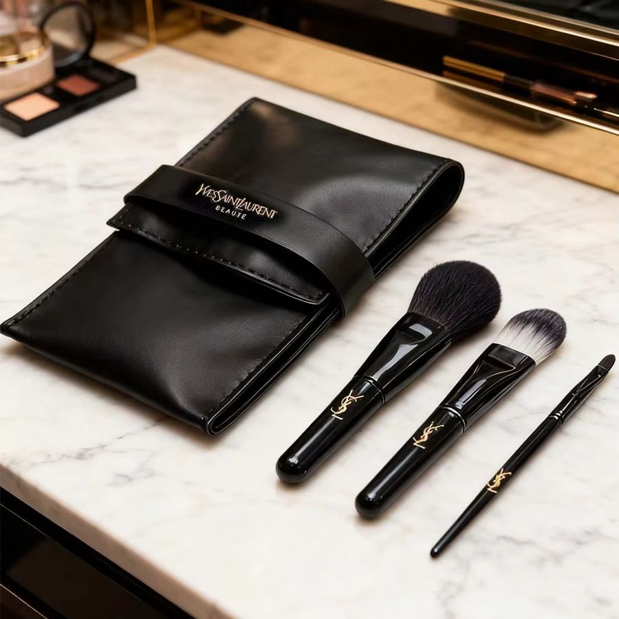 Set Kuas Makeup Portabel YSL,  - Ysl Beauty Makeup ulasan dan harga