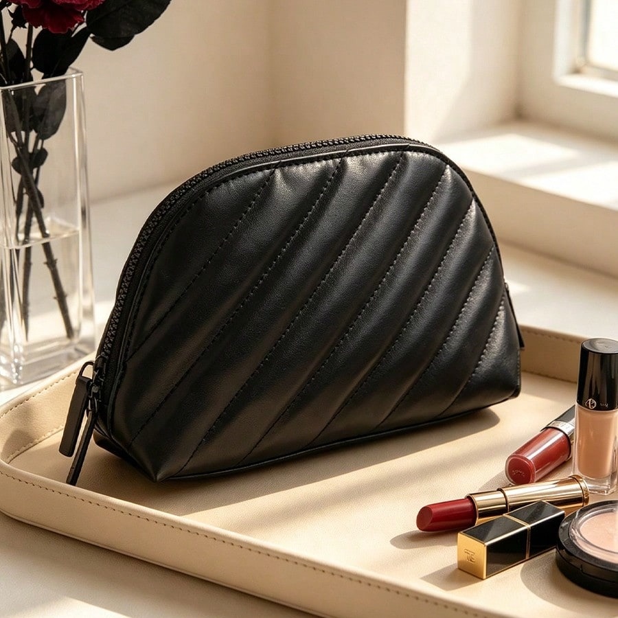 Tas Kosmetik YSL dari Kulit Be - Ysl Beauty Makeup Bag ulasan dan harga